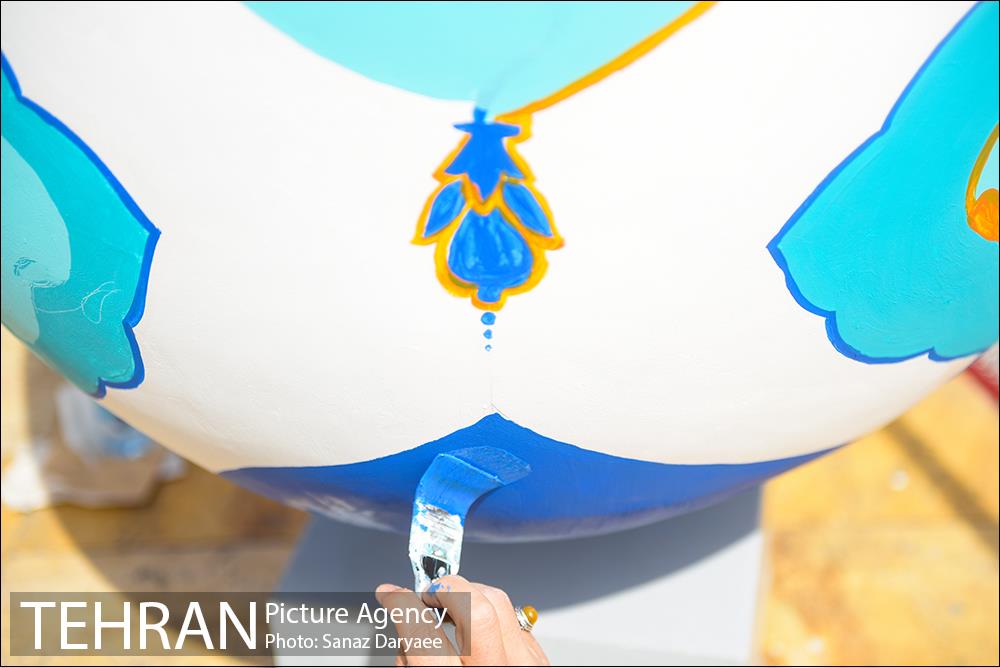 جشنواره تخم مرغ های رنگی در میدان هفت حوض 6