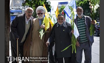 راهپیمایی دسته های شادی به مناسبت ولادت حضرت امیرالمومنین(ع) 20