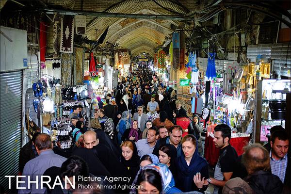 آغاز کار و تجارت در بازار تهران در سال جدید‎ 1
