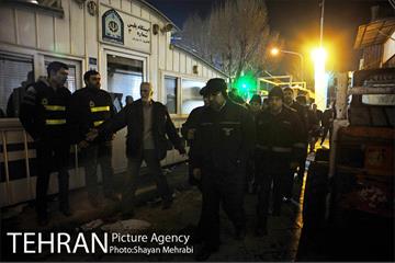 امداد رسانی شبانه در حادثه پلاسکو 31