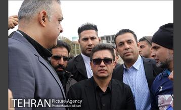 مراسم تشییع پیکر منصور پورحیدری 5