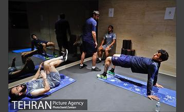 تمرین بدن سازى تیم استقلال 5