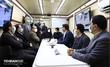 بازدید اعضا شورا شهر تهران از سازمان مدیریت بحران  6