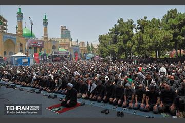 دسته عزاداری دانشگاه امام صادق(ع) در ظهر عاشورا 1