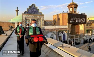 آیین تعویض پرچم حضرت عبدالعظیم حسنی(ع) 12