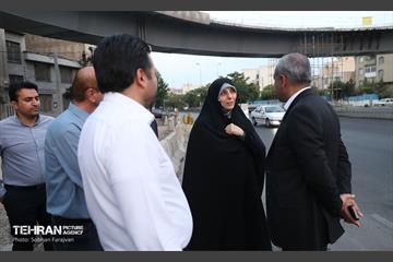 بازدید شهردار تهران از پروژهای عمرانی 21