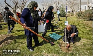 آیین درختکاری در منطقه‌5 9