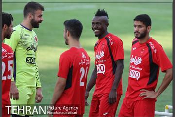 تمرین تیم فوتبال پرسپولیس 4