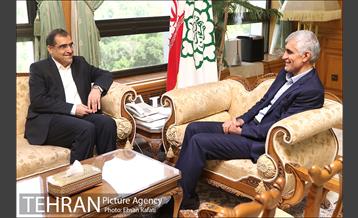 دیدار وزیر بهداشت، درمان و آموزش پزشکی با مهندس افشانی شهردار تهران 5