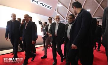 مراسم افتتاح پنجمین نمایشگاه خودرو تهران 6