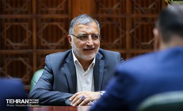 علیرضا زاکانی شهردار تهران در دیدار با عمار موسی شهردار بغداد