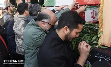 مراسم تشییع پیکرهای ۱۰۰ شهید گمنام 56