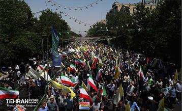 راهپیمایی مردمی علیه تهاجم رژیم صهیونیستی به ایران 24