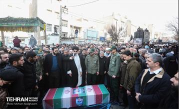 تشییع پیکر شهید مدافع حرم سعید علیدادی 7
