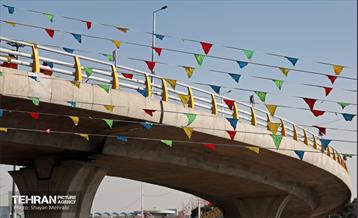 تقاطع سه سطحی بزرگراه‌های شهید نواب صفوی(شهید یارجانی) و شهید تندگویان 46