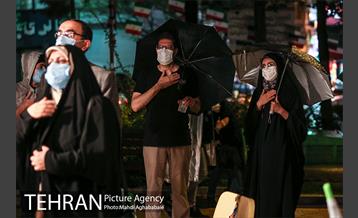 مراسم عزاداری شب اربعین در میدان نبوت 16