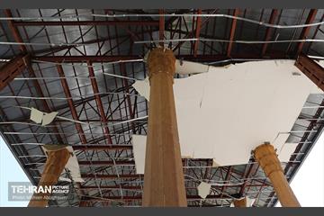 وضعیت عمارت وثوق‌الدوله پس از حملات آمریکا و رژیم صهیونیستی 9