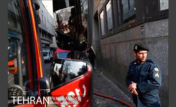 آتش سوزی در ساختمان برق حرارتی 2 42