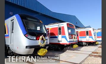 آیین بهره برداری از 58 دستگاه واگن مترو تهران 12