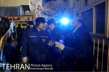امداد رسانی شبانه در حادثه پلاسکو 33
