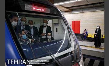 بازدید محسن هاشمی از خط 10 مترو 18