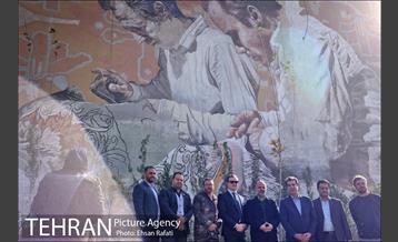 مراسم رونمایی از اثر دیوارنگاری هنرمندان استرالیایی  9