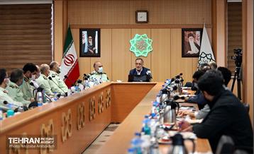 نشست شهردار تهران با فرمانده نیروی انتظامی تهران بزرگ 7