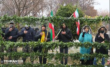 مراسم تشییع و تدفین شهید گمنام در بوستان ولایت 11