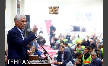 مراسم اعزام کاروان خادم الحسین (ع) شهرداری تهران به عتبات عالیات با حضور شهردار تهران 5