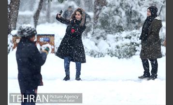 روز برفی پارک شهر 21