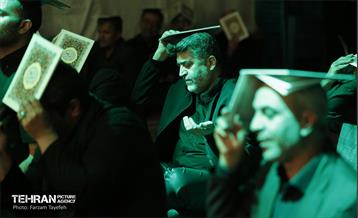 مراسم احیا شب ۲۳ ماه رمضان و تشییع شهید گمنام در حسینیه یرکی های مقیم تهران 7