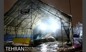 بازدید شبانه مدیران شهری از سایت های برف روبی  12