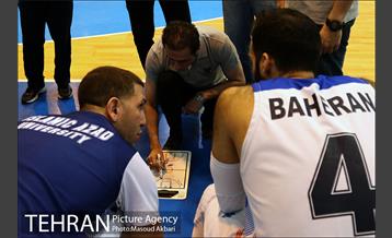 رقابت بسکتبال تیم های دانشگاه آزاد - پتروشیمی بندر امام