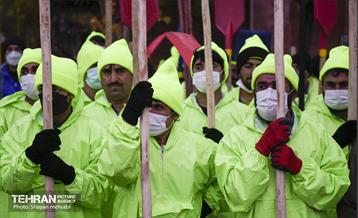 مانور برف روبی در منطقه ۳ تهران 3