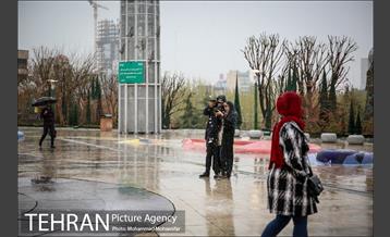 بارش باران بهاری در تهران 20