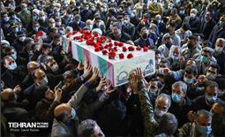 تشییع دو شهید گمنام دفاع مقدس در وزارت ورزش و جوانان 23