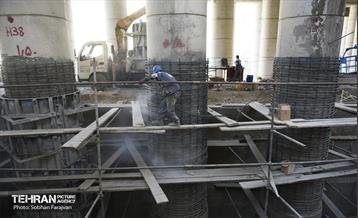 پروژه مقاوم‌سازی پل تقاطع بزرگراه همت و رودخانه کن 8