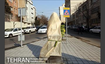 آیین پلاک کوبی خیابان و رونمایی از سردیس منصور پورحیدری‎ 1