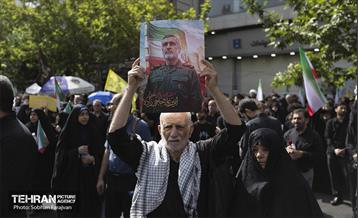 تشییع شهدای اقتدار ملی در تهران 14