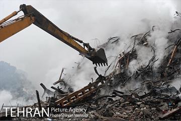 سومین روز عملیات امداد ونجات حادثه پلاسکو -4 10
