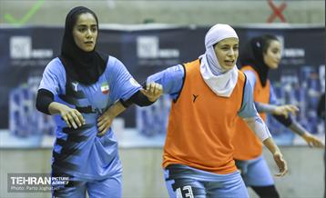 تمرین آماده سازى تیم ملى هندبال زنان 6