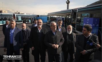 مراسم رونمایی از نخستین بسته حمل و نقل عمومی برقی تهران 54