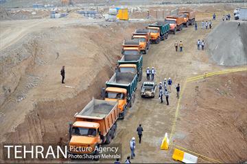 آغاز  حفاری تونل  محور جنوبی خط 6 مترو تهران 49