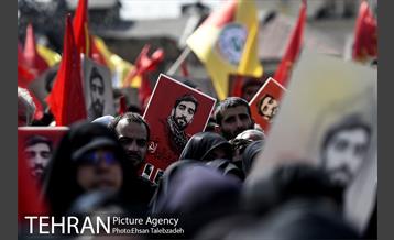 تشییع پیکر مطهر شهید محسن حججی 14