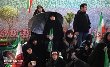 اجتماع مردم تهران در قدردانی از همراهی حزب الله لبنان 25