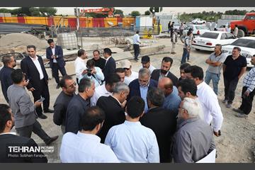 بازدید شهردار تهران از پروژهای عمرانی 15