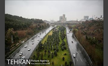 بارش باران بهاری در تهران 30