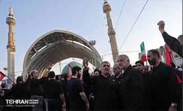 شهردار تهران در آیین وداع با آقای شهید ایران 5