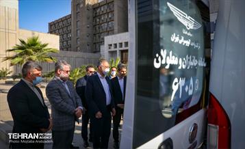 مراسم ورود ۲۰ ون‌ ویژه به ناوگان خدمات‌رسانی به معلولان و جانبازان 19