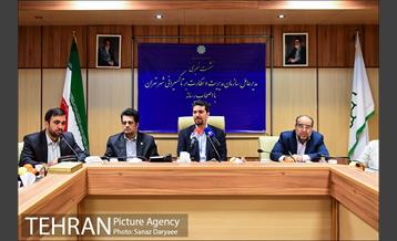 نشست خبری مدیر عامل سازمان مدیریت و نظارت بر تاکسیرانی تهران 1